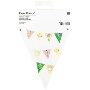 Guirlande 15 fanions - Pâques