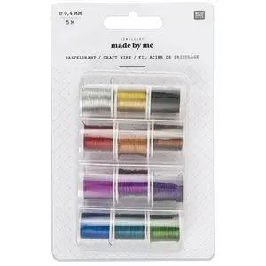 Fils métalliques - RICO DESIGN - 040 mm x 3 m - Cuivre - Pack - Bricolage pas cher