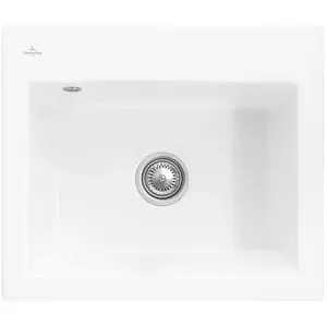 Villeroy et Boch - Evier 1 cuve Subway 60 S, Stone White CeramicPlus, ...Vendu pargalaxus