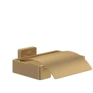 Villeroy & Boch, Dérouleur de papier toilette, Elements - Striking Distributeur de papier toilette avec couvercle, 131 x 115 x 45 mm pas cher