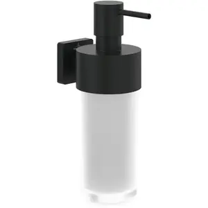 Villeroy & Boch, Distributeur de savon + porte-savon, Elements - Distributeur de savon Striking, 70 x 121 x 207 mm