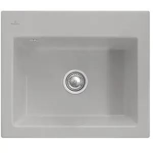 Evier de cuisine - VILLEROY ET BOCH - Subway 60 S - Gris - Céramique -... pas cher