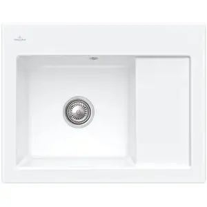 Evier 1 bac VILLEROY ET BOCH Subway 45 Compact 65 x 51 cm egouttoir a ... pas cher