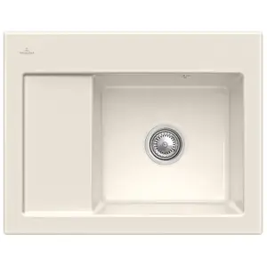 Evier 1 bac VILLEROY ET BOCH Subway 45 Compact 65 x 51 cm egouttoir a ... pas cher