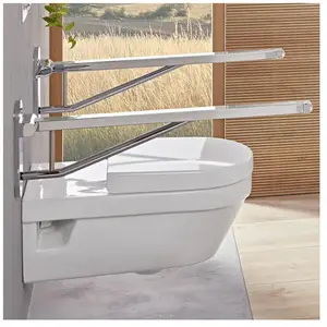 Villeroy & Boch, Cuvette toilettes + bidet, WC suspendu V&B ViCare ti., 370x700mm, DirectFlush we C+ pas cher