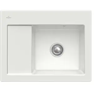 Evier 1 bac VILLEROY ET BOCH Subway 45 Compact 65 x 51 cm egouttoir a ... pas cher