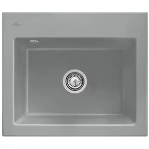 Evier de cuisine - VILLEROY ET BOCH - Subway 60 S - 1 bac - Céramique - 60 x 51cm