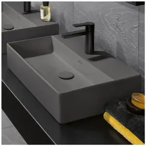 Vasque à poser VILLEROY ET BOCH Memento 2.0 graphite ceramicplus 60 x ...
