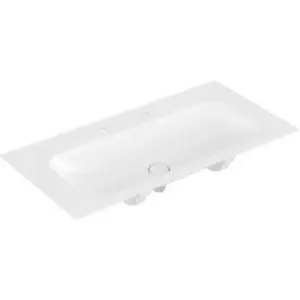 Villeroy & Boch, Lavabo, V&B lavabo armoire FINION sans PL 1000x500mm stone white C+ (500 mm, 1000 mm)