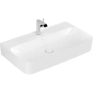 Villeroy & Boch, Lavabo, V&B lavabo FINION sans PL 800x470mm stone white C+ (470 mm, 800 mm)