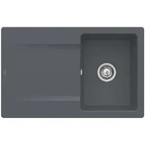 Villeroy & Boch, Évier, V&B Evier SILUET 45 800x510mm Handbet. graphit (51 cm, 80 cm)