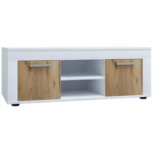 VCM Vcm Meuble Tv En Bois Lowboard Meuble Tv Table Console Table Tv La... pas cher