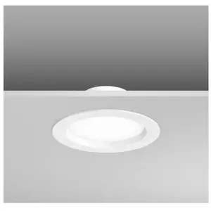 Downlight - RZB - LED-Slim-Downlight 901696.002 - Blanc chaud - Compat... pas cher