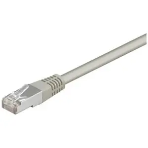 Wentronic goobay - Cordon de raccordement - RJ-45 (M) pour RJ-45 (M) - 10 m - SFTP, PiMF - CAT 6 - sans halogène, moulé, sans crochet - gris pas cher