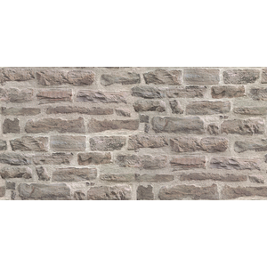 Papier peint - HOME MAISON - Mur de Pierres avec joint grisé - Intissé - 10 x 0,53 m - GrisVendu parbol