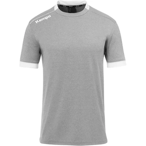 Kempa Player Shirt Kind Donker Grijs Melange-Wit Maat 116 pas cher