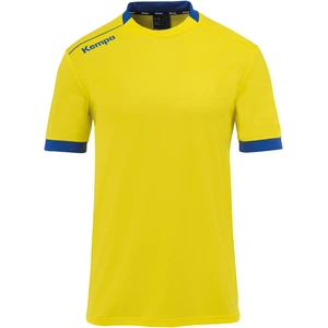 Kempa Player Shirt Kind Limoen Geel-Royal Maat 128 pas cher