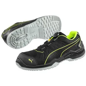 Puma FUSE TC Groen DISC Laag S1P 644211 - Zwart/Groen - 48 pas cher