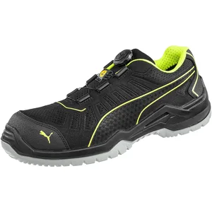 Puma FUSE TC Groen DISC Laag S1P 644211 - Zwart/Groen - 49 pas cher