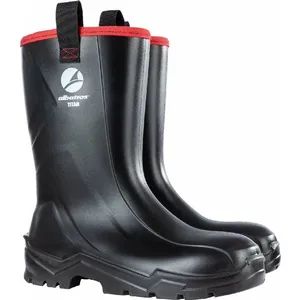 Albatros Sicherheitsschuhe Titan Rigger S5 CI SRC PU-Stiefel Schwarz-4... pas cher