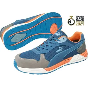 PUMA SAFETY SHOES Chaussures de sécurité frontside low S1P esd hro src - bleu/orange 44 pas cher