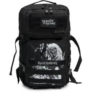 Brandit Iron Maiden Us Cooper Eddy Glow 40l Rugzak Zwart,Grijs pas cher