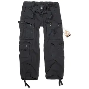 Comparateur de prix : Brandit Pure Vintage Homme Cargo Pantalon Tailles Grandes Jusqu'À 7XL, Noir, 7XL