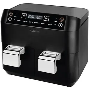 MAXXMEE Airfryer met dubbele mand - 2 x 3,8 l - 2400W - 6 programma's pas cher