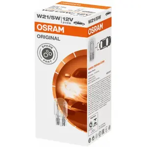 Osram 10 ampoules 12V W21-5W d'origine pas cher