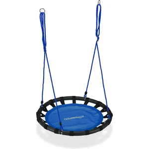 RELAXDAYS nestschommel - Ø 80 cm - verstelbaar - tot 100 kg - blauw
