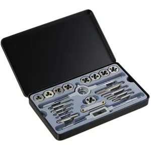 Comparateur de prix : RELAXDAYS Tarauds et filières jeu de 22 pièces - 10033743-0