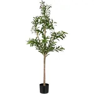 Comparateur de prix : Relaxdays, Plantes artificielles, Olivenbaum (150 cm)
