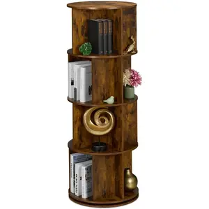 Relaxdays Petite bibliothèque, avec 20 compartiments, style industriel, pour livres et DVD, H x D : 137 x 50 cm, marron pas cher