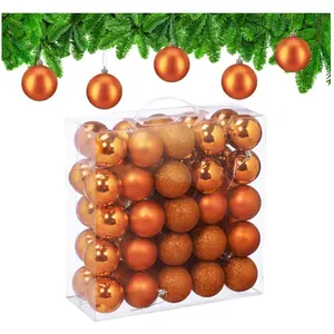 Relaxdays, Décorations de sapin de Noël, Weihnachtskugeln im 50er Set (50 -pièce) pas cher