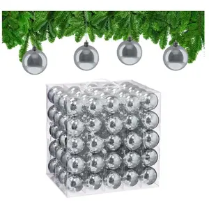 Relaxdays, Décorations de sapin de Noël, Weihnachtskugeln 100er Set (1 -pièce) pas cher