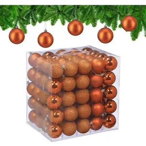Relaxdays, Décorations de sapin de Noël, - Weihnachtskugeln im 100er S... pas cher