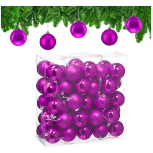 Relaxdays, Décorations de sapin de Noël, - Weihnachtskugeln 50er Set, ... pas cher