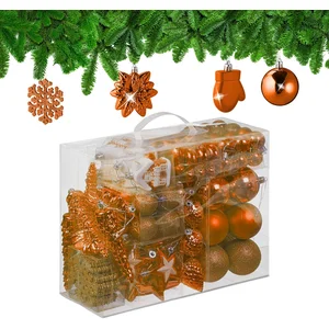 Relaxdays, Décorations de sapin de Noël, 100x boules-de-Noël (100 x) pas cher