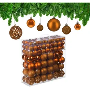 Relaxdays, Décorations de sapin de Noël, 150x boules-de-Noël (150 -pièce) pas cher