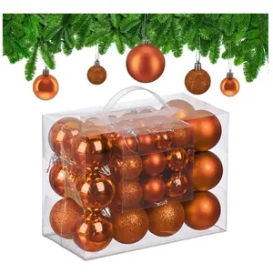 Relaxdays, Décorations de sapin de Noël, Weihnachtskugeln im 50er Set (50 -pièce) pas cher