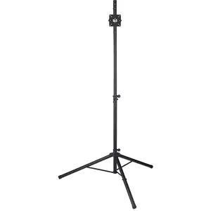 Relaxdays Dartständer, mobil auf ca. 133 cm faltbar, Profi Dartscheiben Halterung, max. ca. 2 m, TV-Stativ und Dreibein für pas cher