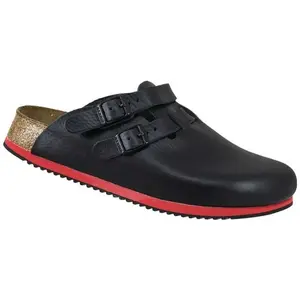 Birkenstock Sabot Clog Kay SL femmes taille 41 noir Leder SRA EN 20347 pas cher