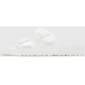Birkenstock Mules Birkenstock Arizona 0129441 - Blanc - 46 pas cher