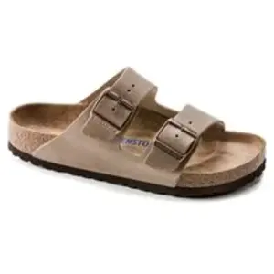 Birkenstock, Unisexe, Sandales, Arizona nubuck huilé étroit, Marron, (35)