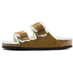 Birkenstock Sandale Birkenstock Arizona Fur Mink - 36 pas cher