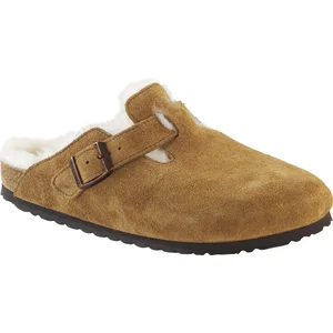 Birkenstock Birkenstock - Boston - Sabots Doublés De Fourrure - Vison-Fauve - 1001141 - 39 pas cher