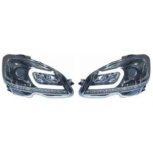 Koplampen passend voor Mercedes C-Klasse W204 11- Black 1672885 Diederichs pas cher