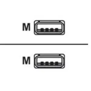 Equip - Câble USB - USB (M) pour USB (M) - USB 2.0 - 1.8 m - noir pas cher