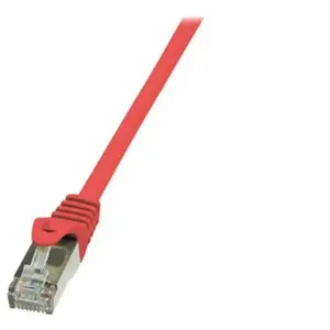 2direct LogiLink CP1034S Câble Réseau Cat5e F/UTP AWG26 1 m Rouge, Câble RJ45