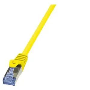 LogiLink PrimeLine - cordon de raccordement - 25 cm - jaune pas cher